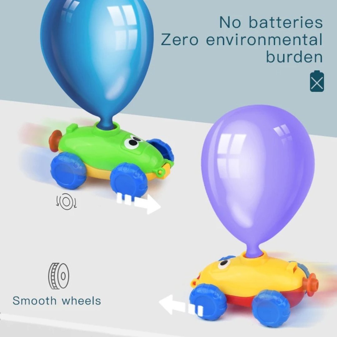 Ballon Zoom  Juguete Lanzador De Carritos Impulsados Por Globos De Aire