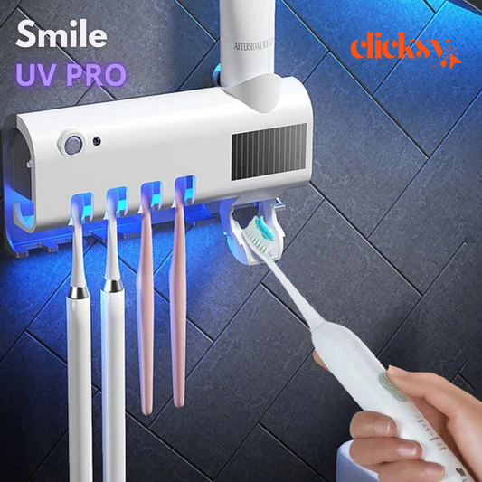 Smile UV Pro / Esterilizador UV de cepillos con dispensador de crema