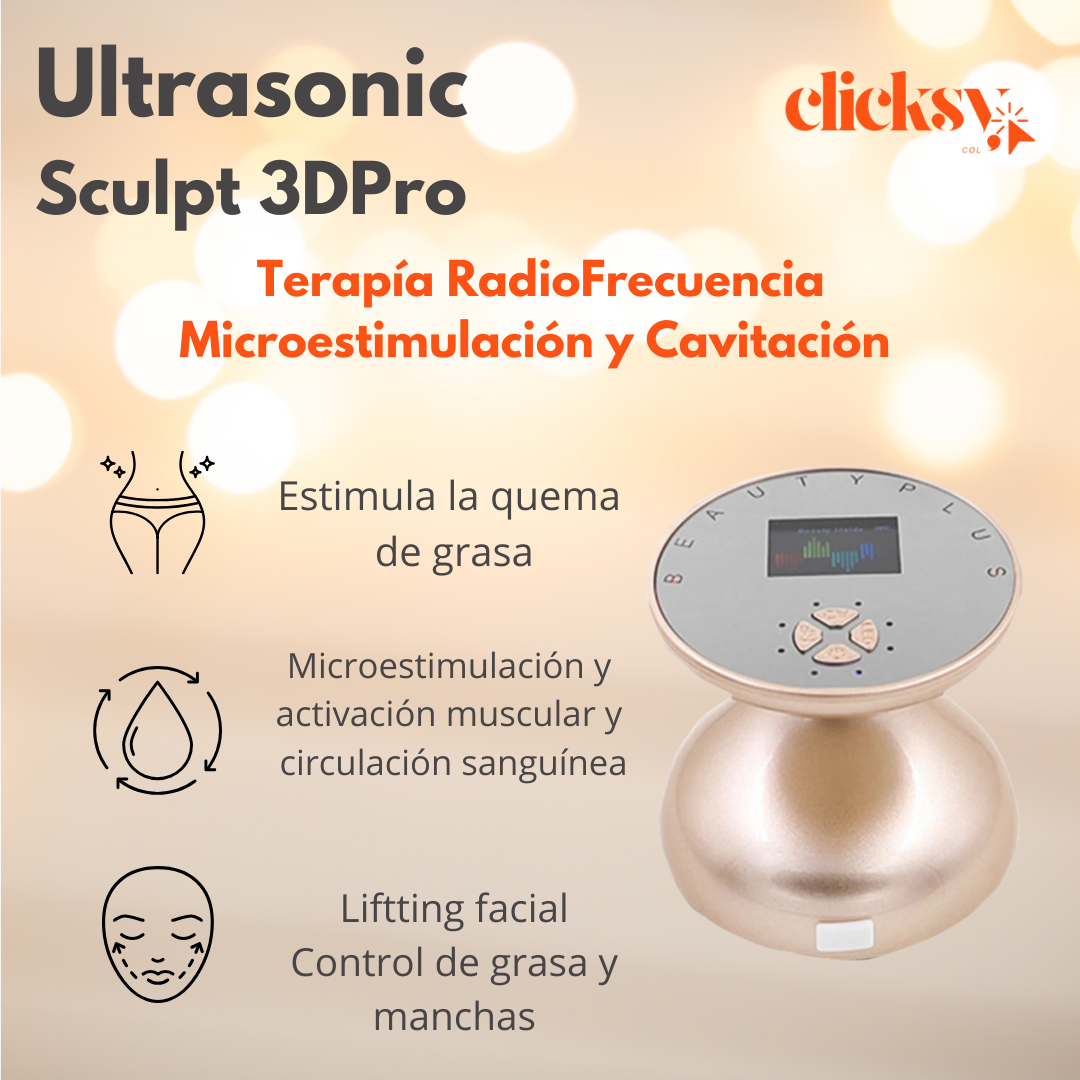 Ultrasonic Sculpt 3D Pro / Moldeador corporal, Lifting facial